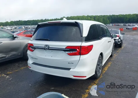 2022 Honda Odyssey Elite from USA, damaged, VIN 5FNRL6H91NB040519